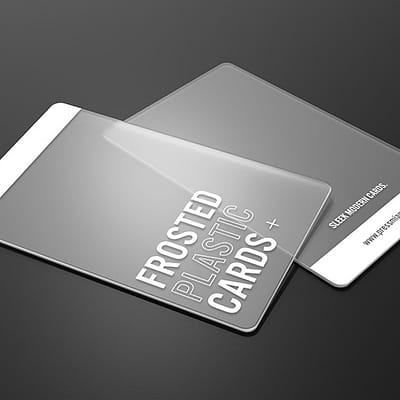 frosted plastic business cards in Miami