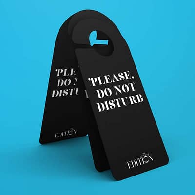 Matte Coated Door Hangers