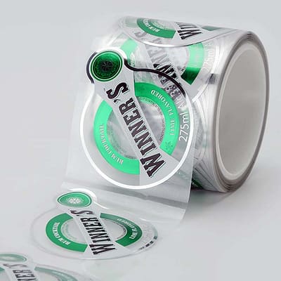 Clear Roll Labels