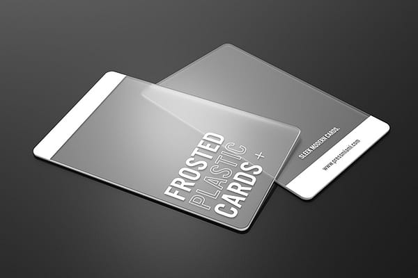 frosted plastic business cards in Miami