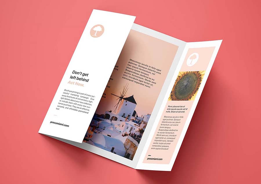 Matte Coated Brochures