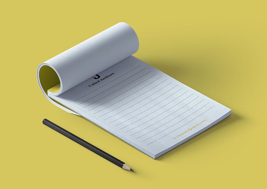 Notepads on 70LB Linen