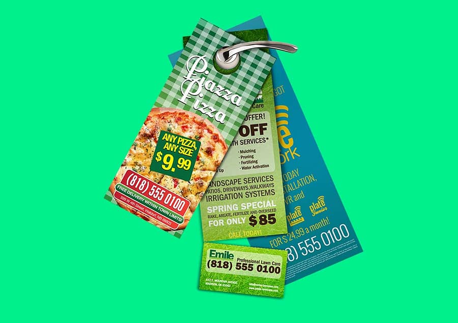 Tear-Off Perforation Doorhangers